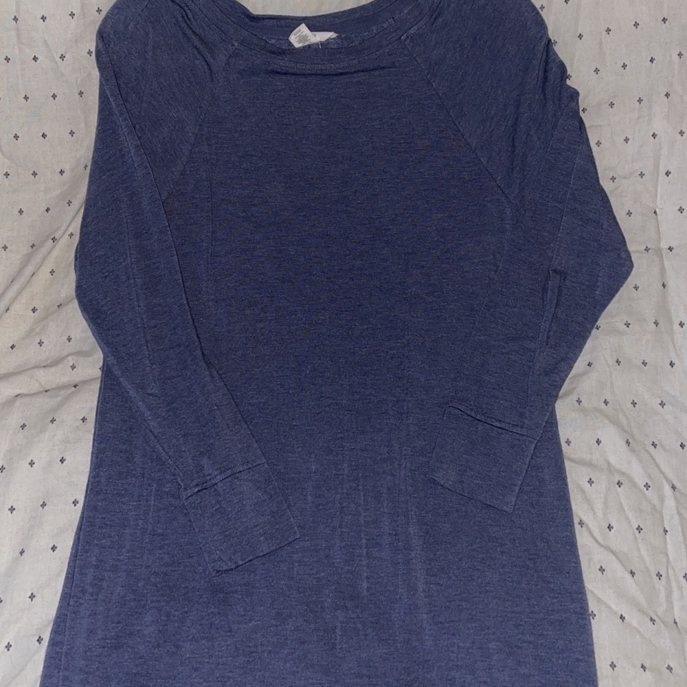 The Loft loungewear sweatshirt dress, very soft and comfy, cute with leggings!